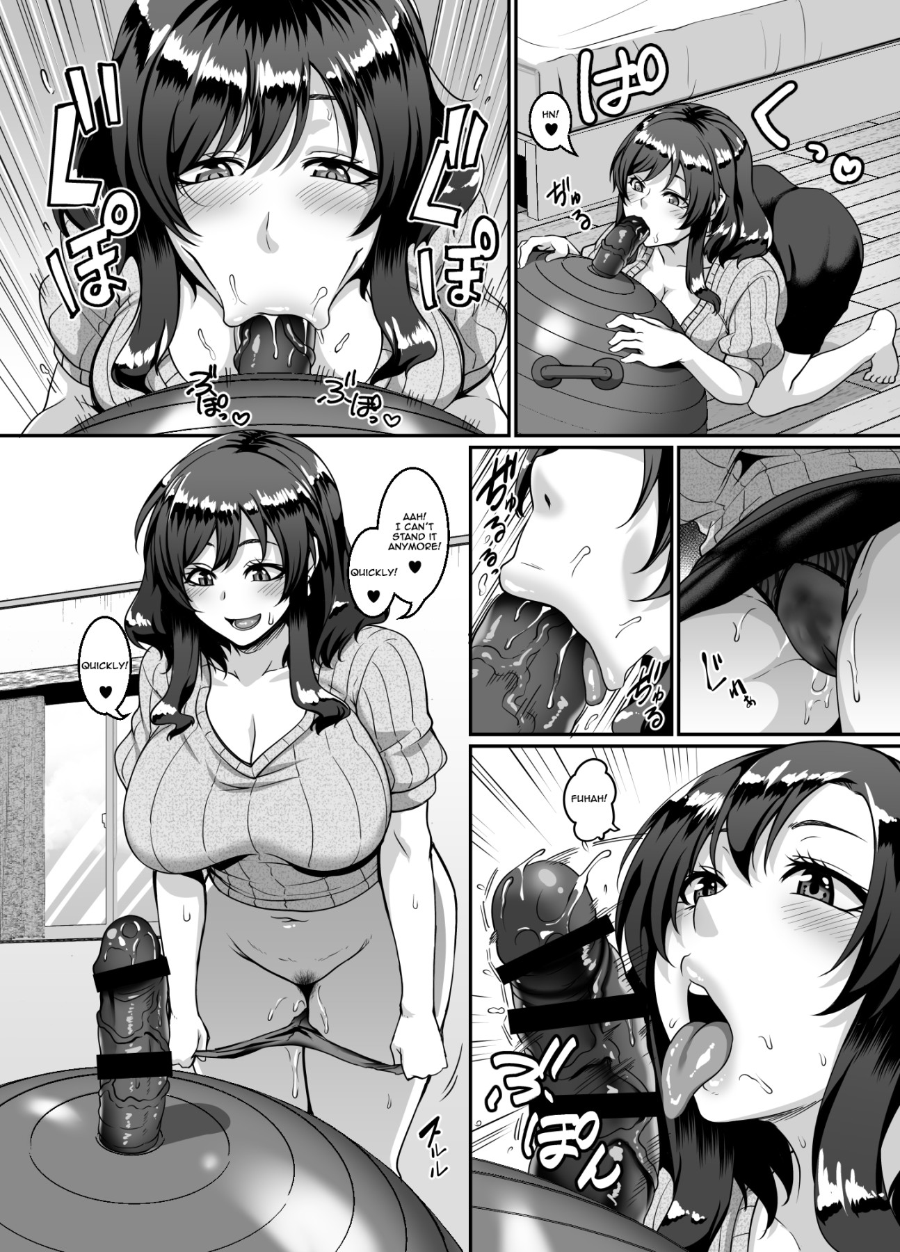 Hentai Manga Comic-This Housewife Loves Her Dildo Ball-Read-6